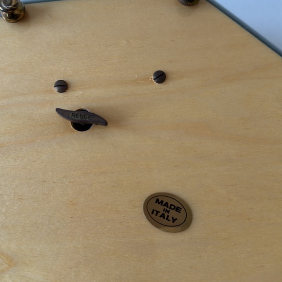 Vintage Inlaid & Lacquered Wood Ruege Music Jewelry Box Plays Song “Yesterday” - Picture 7 of 8